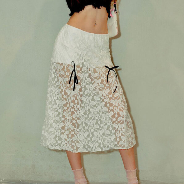 Lace Midi Skirt
