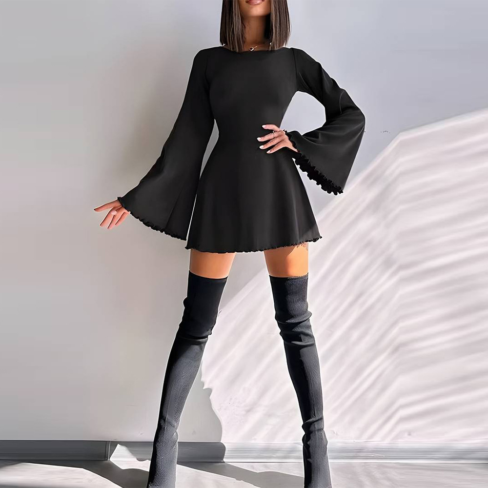 Big Bell Sleeve Dress