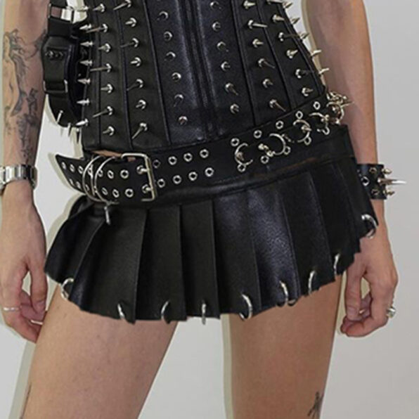 Street Punk Mini Skirt