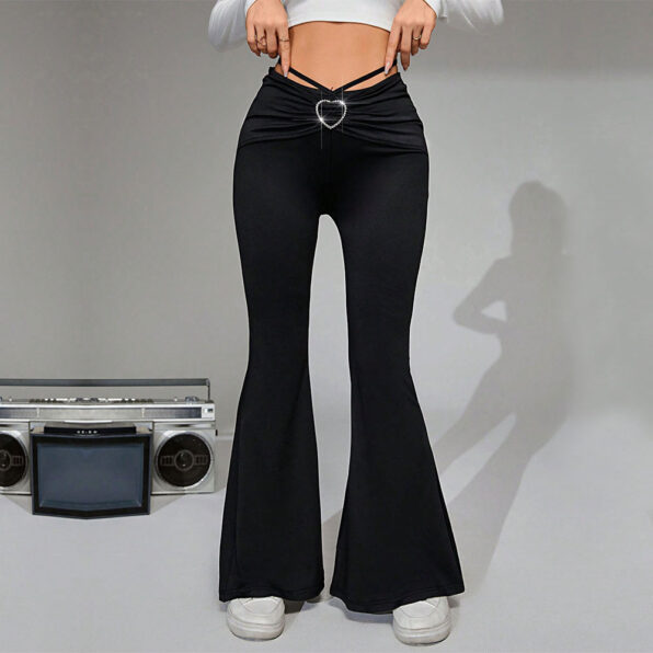 Heart Wide Leg Pants