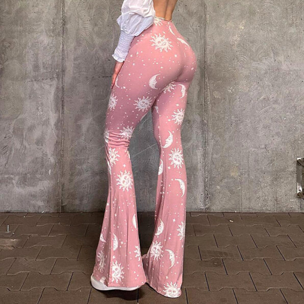 Slim Flared Leg Pants