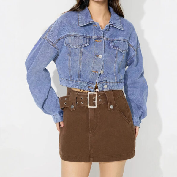 Retro Denim Battle Jacket