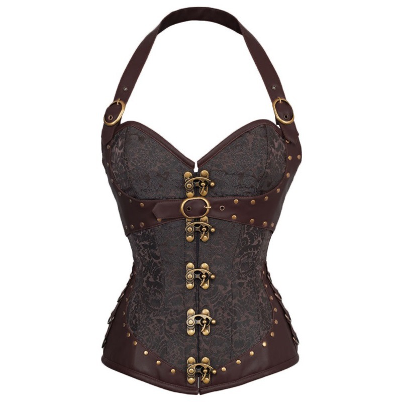 Halter Steel Rib Corset - Image 13
