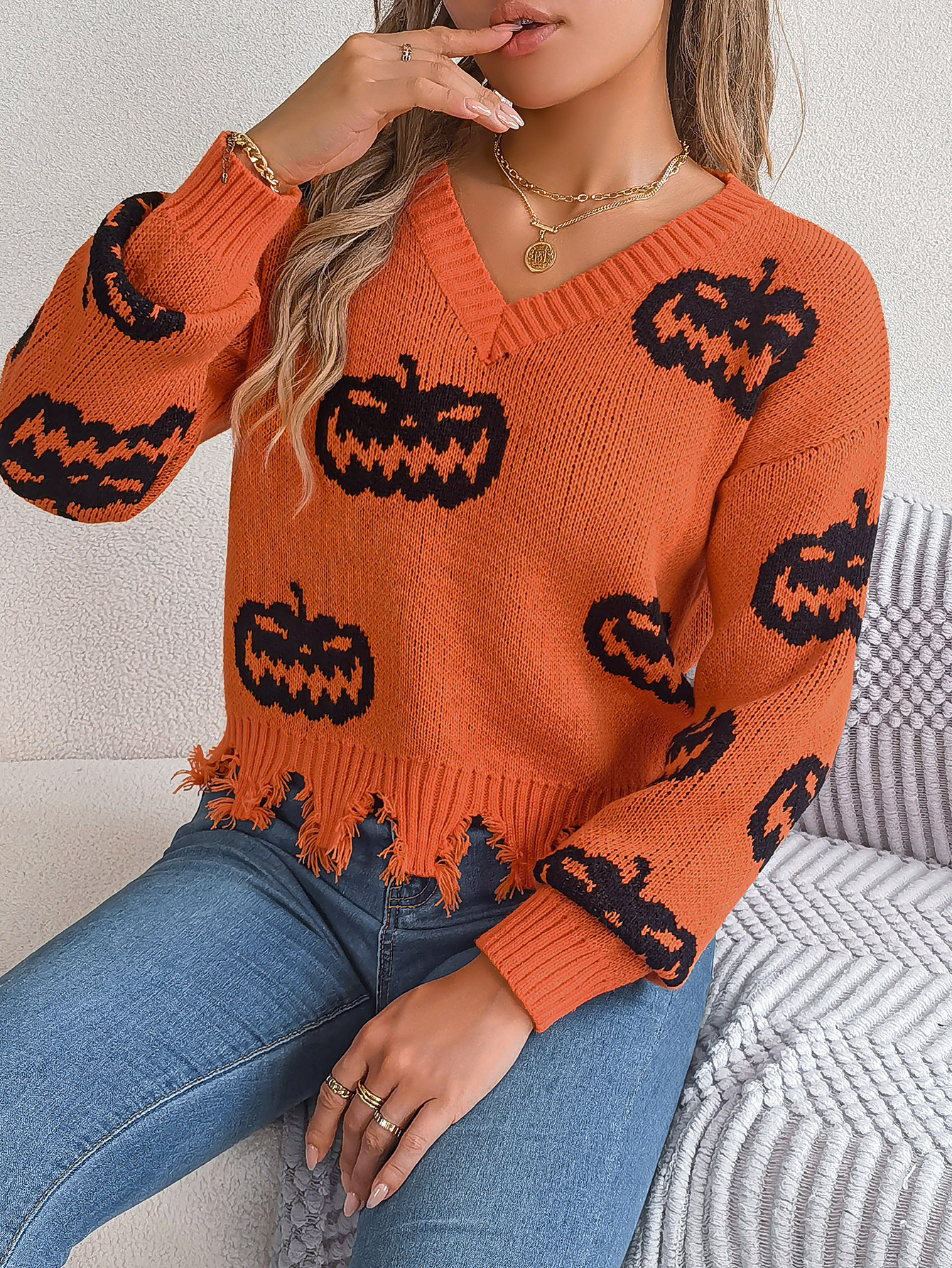 Pumpkin Sweater - Image 2