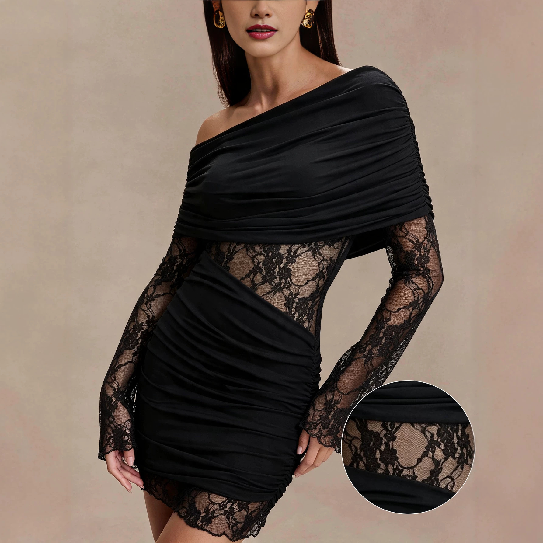LaceHip Dress - Image 1