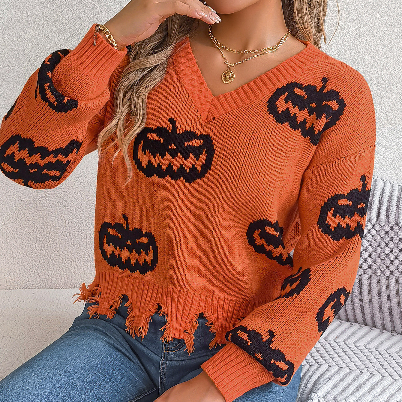 Pumpkin Sweater - Image 1