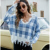 Blue Pullover for Women