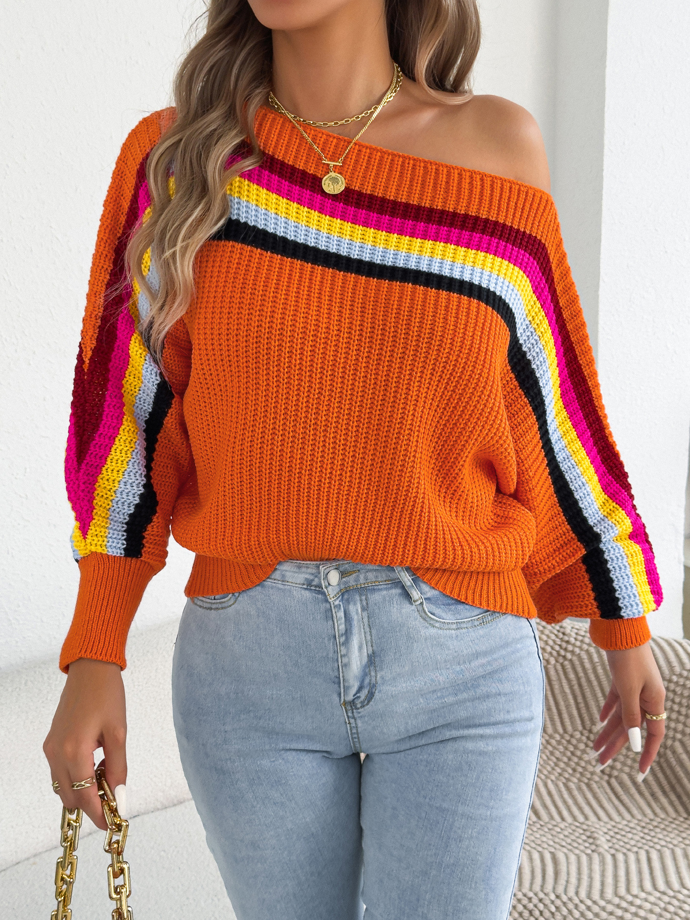 Rainbow Striped Sweater - Image 10