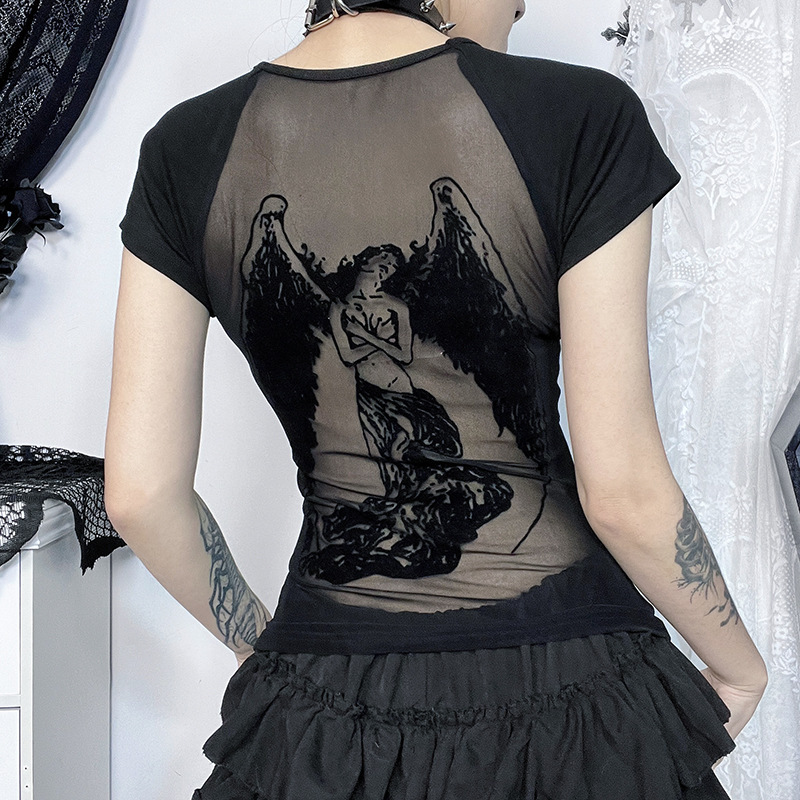 Dark Street Backless T shirt