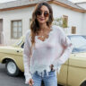 Pink Pullover Women