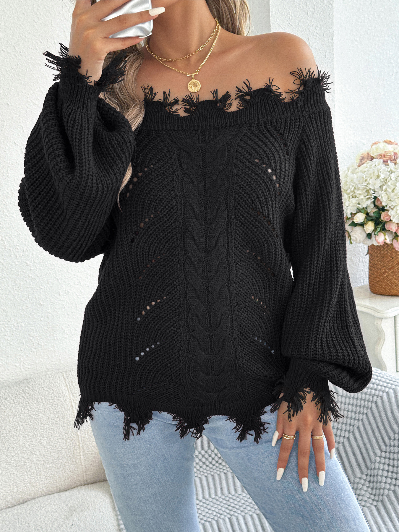 Cutout out Sweater - Image 10
