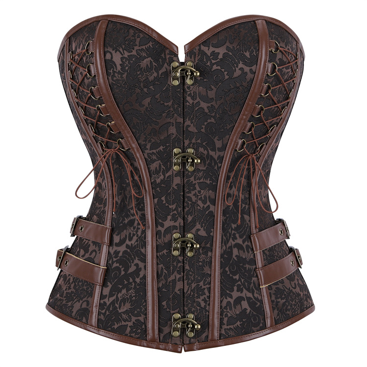 Steampunk Metal Leather Corset - Image 5