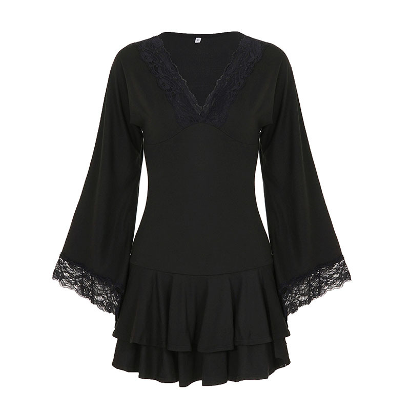 Dark Lace Dress - Image 5